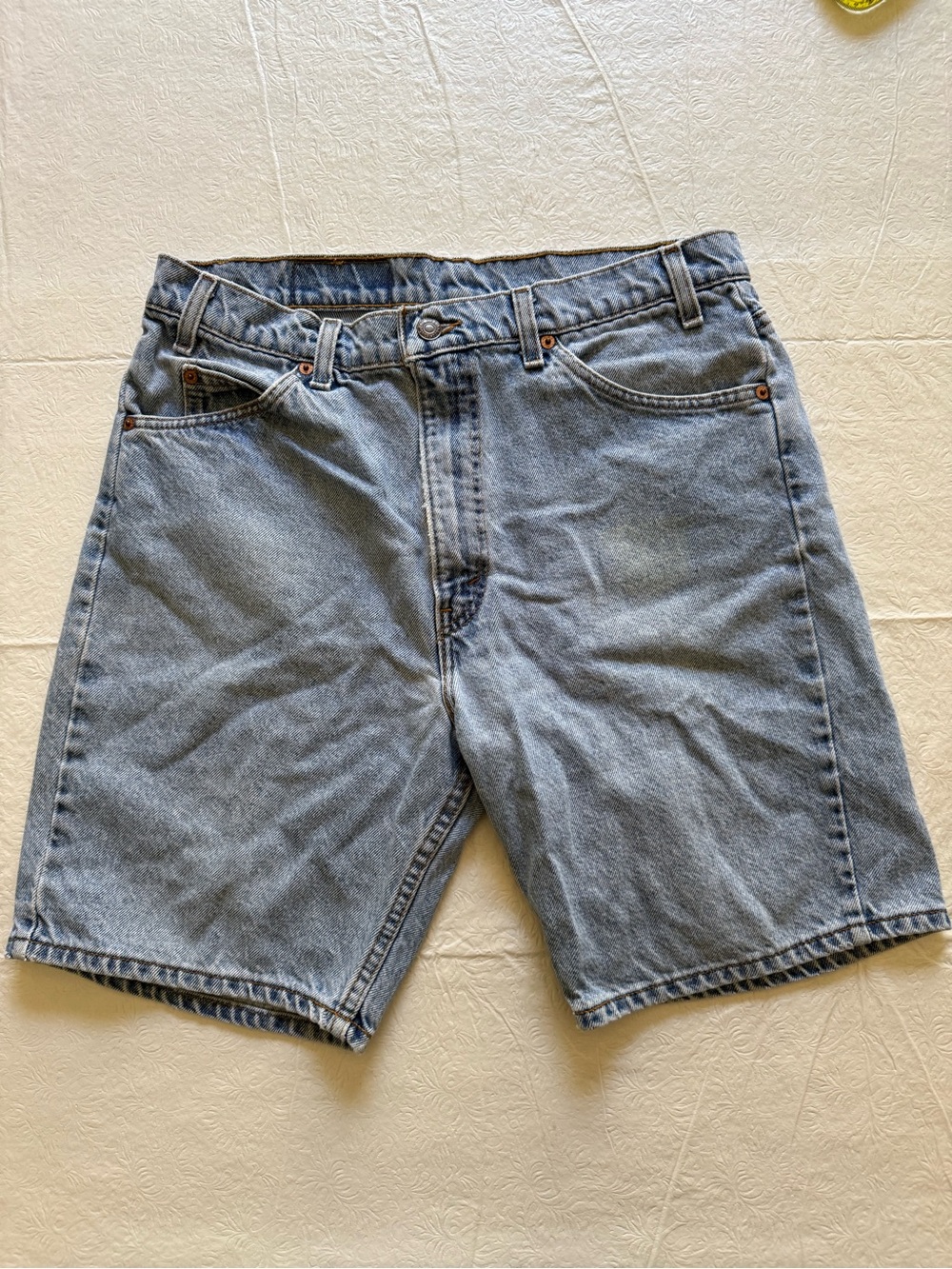 Vintage 1994 Levi's 505 Orange Tab Shorts Made in USA Stonewash Jorts Men's W34